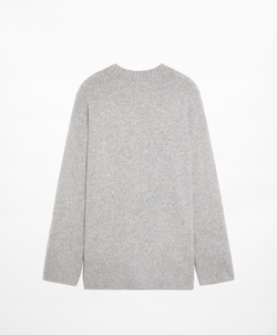 Oysho Свитер из трикотажа, серый меланж