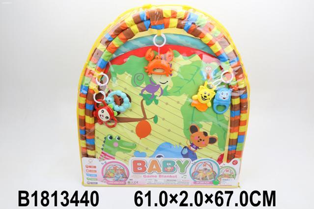 Коврик развивающий для малышей, сумка 819