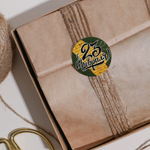 Набор наклеек "С 23 февраля" 4*4 см (5 шт)