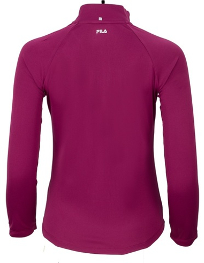 Женская теннисная футболка (dł. Рукава) Fila Longsleeve Grace - magenta purple