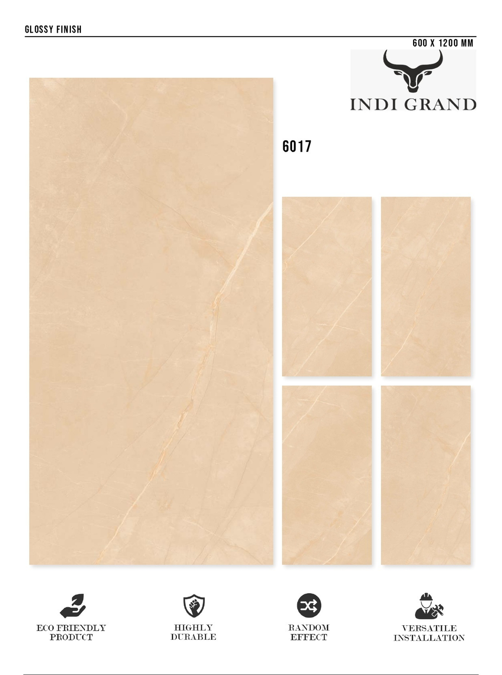 Керамогранит glossy №1 60х120, 6017