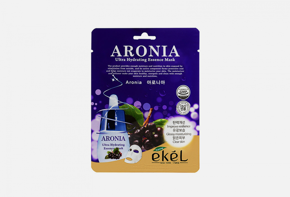 EKEL Aronia Ultra Hydrating Essence Mask Тканевая маска для лица с экстрактом аронии
