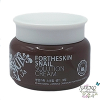 Крем для лица Улиточный муцин FORTHESKIN SNAIL SOLUTION CREAM, 100 мл.
