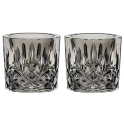 NOBLESSE - Набор подсвечников 2 шт. серый H=66мм, D=71мм