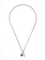 Цепь с белым крестом "Balance"