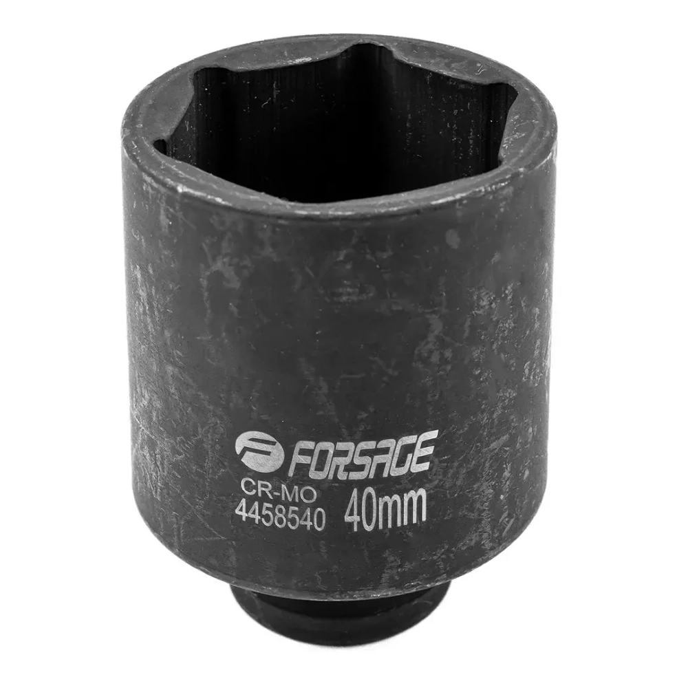 Головка ударная глубокая 40мм 1/2''6гр. Forsage F-4458540