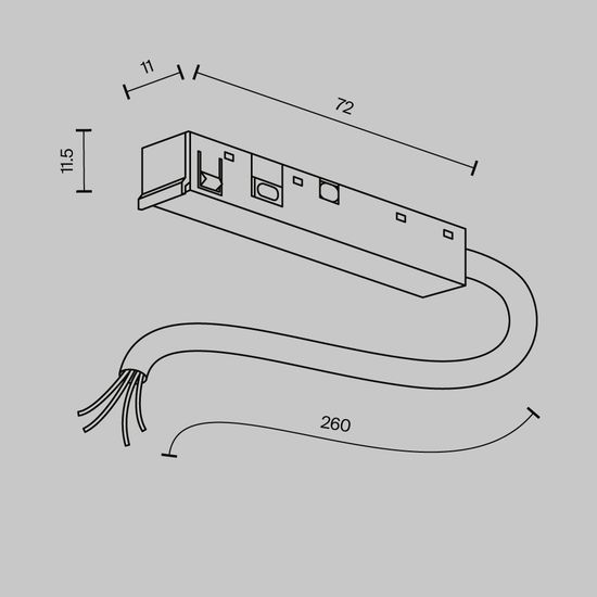 Комплектующие для трековой системы Technical TRA239B-42B