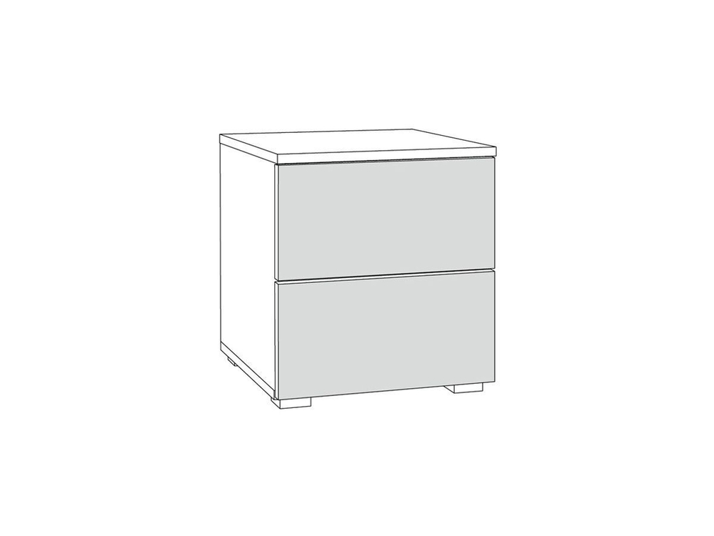 Остин Тумба прикроватная 16.152 графит/дуб золотой