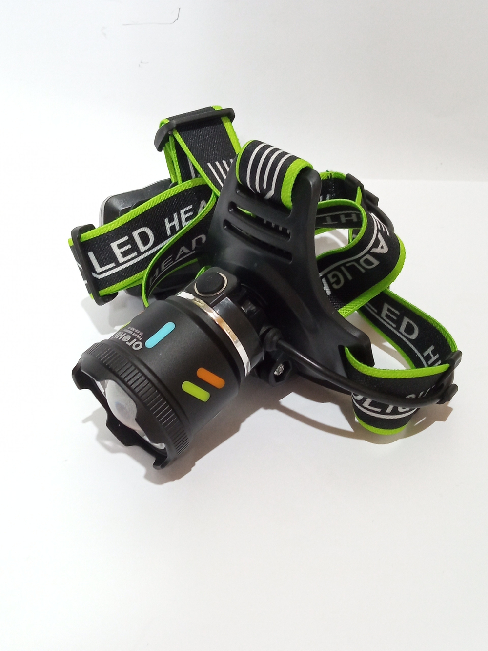 Фонарь налобный высокой яркости "белый лазер" Огонь HT-3126-PM20-TG