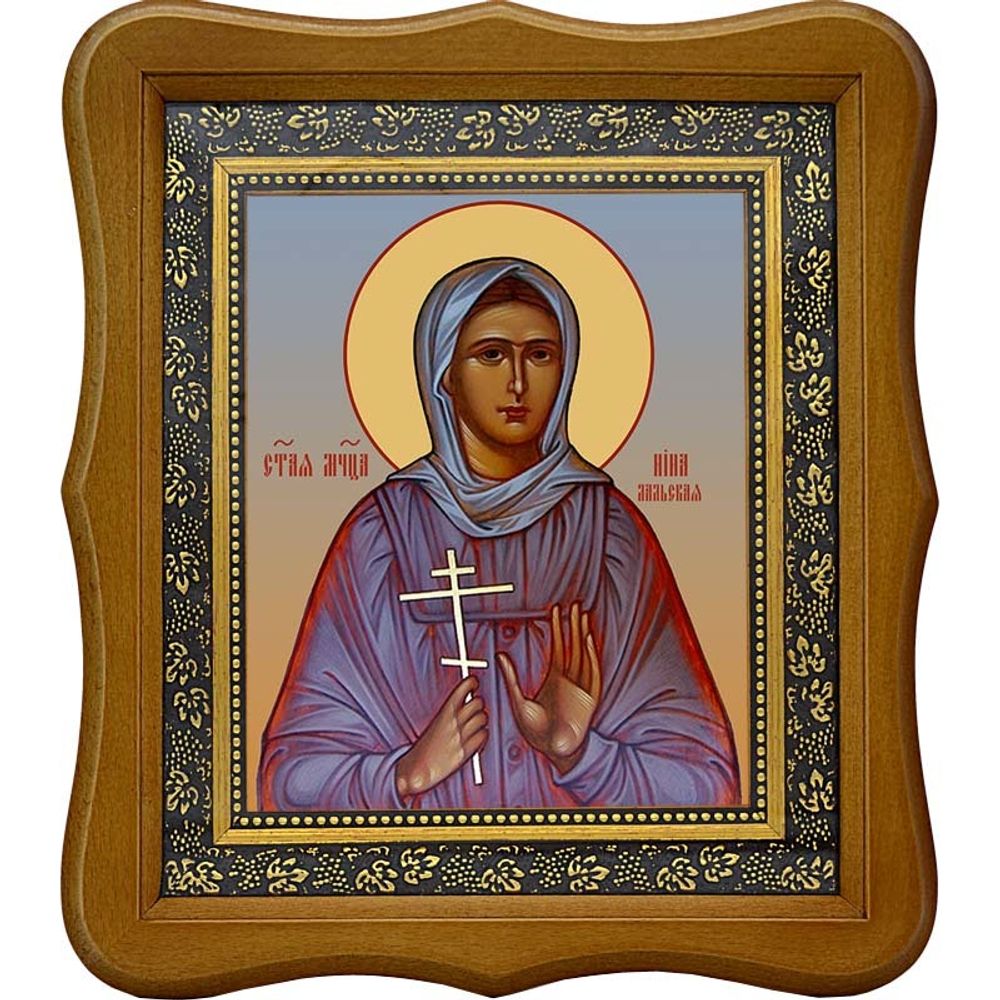 Нина Лальская (Кузнецова) мученица. Икона на холсте.