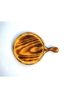 Менажница деревянная для подачи, сервировки "Гамбургер"