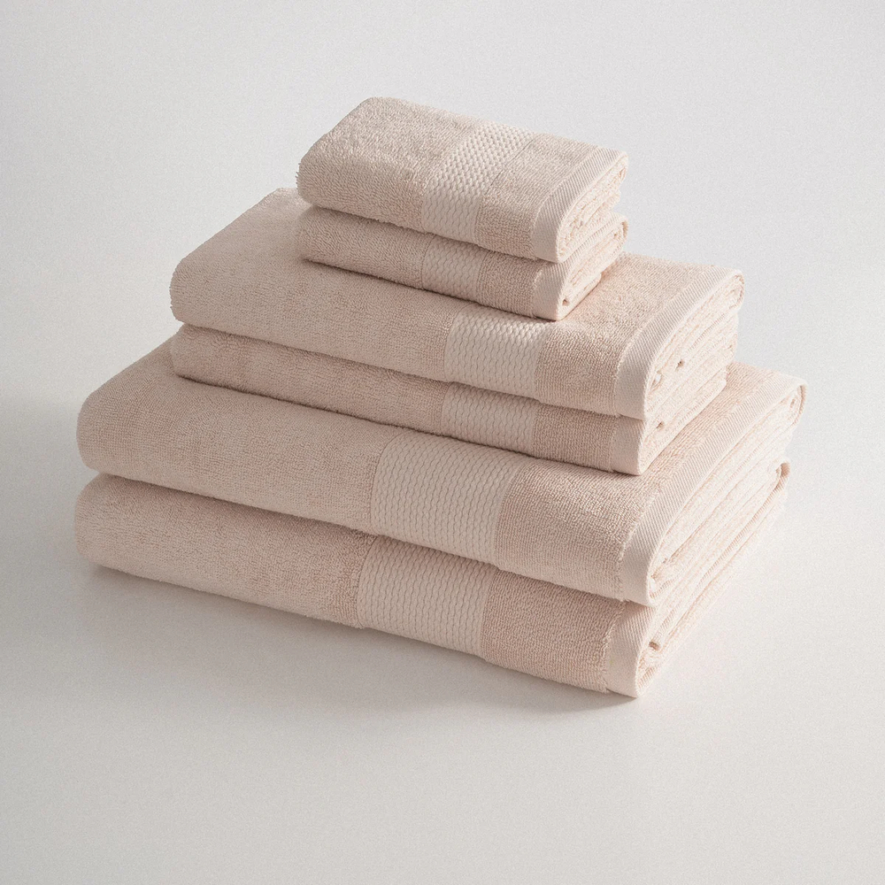 Полотенце из органического хлопка Lara 50х90 персиковый