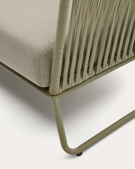 Saconca 3-местный садовый диван бежевый