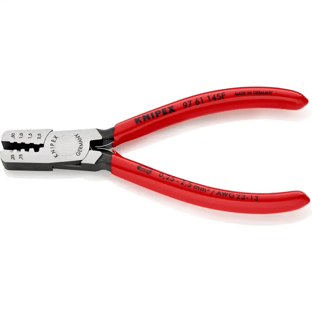 Инструмент для обжима контактных гильз 145 мм Knipex 97 61 145 F