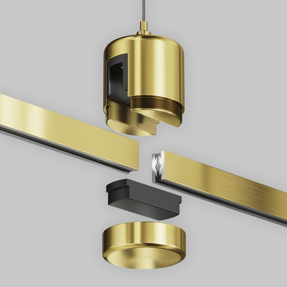 Комплектующие для систем освещения с токоведущими элементами Technical TRA157SW-IPC1-BS