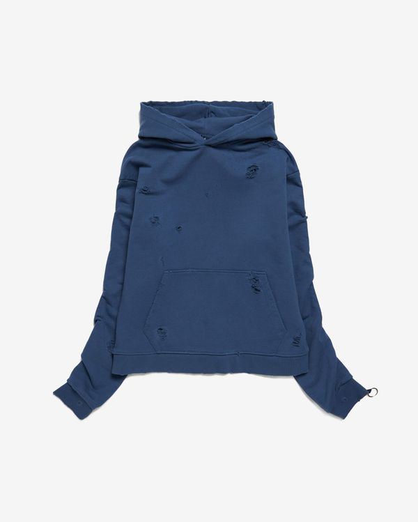 Худи Distress Индиго - фото 1