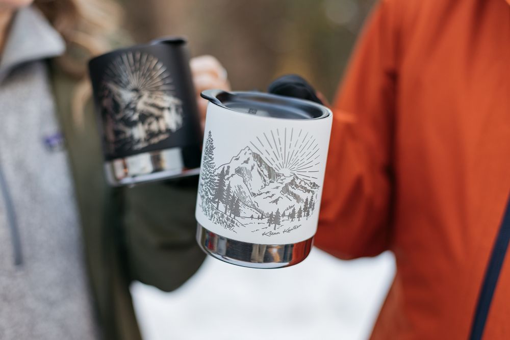 Термокружка Klean Kanteen Camp Mug 12oz (355 мл) Mountain White