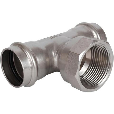 ROMMER Тройник с ВР 35x1 1/4" из нержавеющей стали прессовой