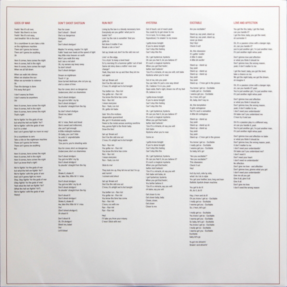 Def Leppard / Hysteria (2LP)