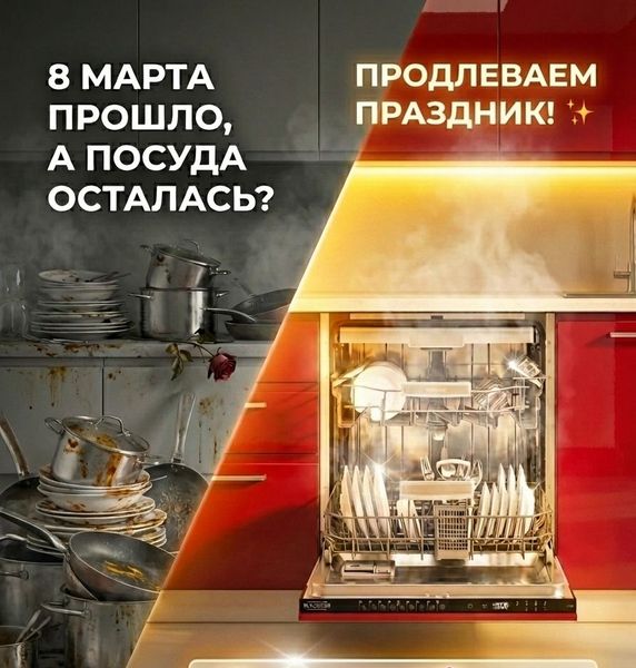 Дарите время, а не просто подарки: весь март скидка 30% на посудомоечные машины Kanzler! Дарите время, а не просто подарки: весь март скидка 30% на посудомоечные машины Kanzler!