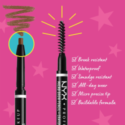 NYX Professional Makeup Micro Brow Pencil - карандаш для бровей, 0,09 g