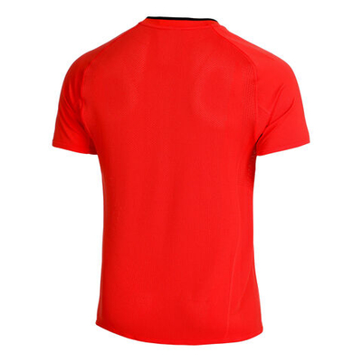 Мужское теннисное поло Wilson Series Seamless Henley Half-Zip 2.0 Polo Men - Red, Black