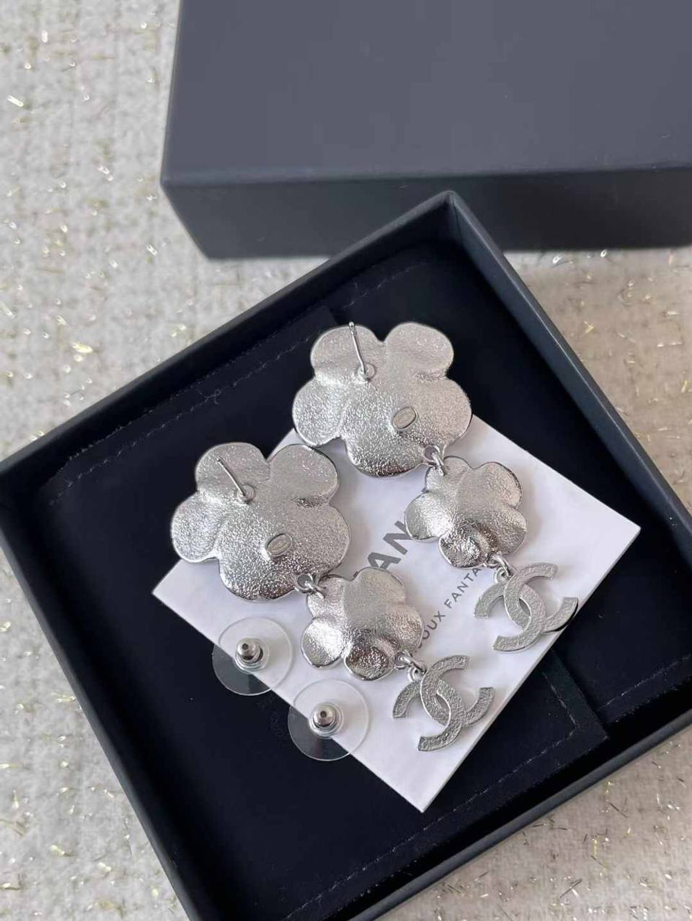 Серьги CHANEL
