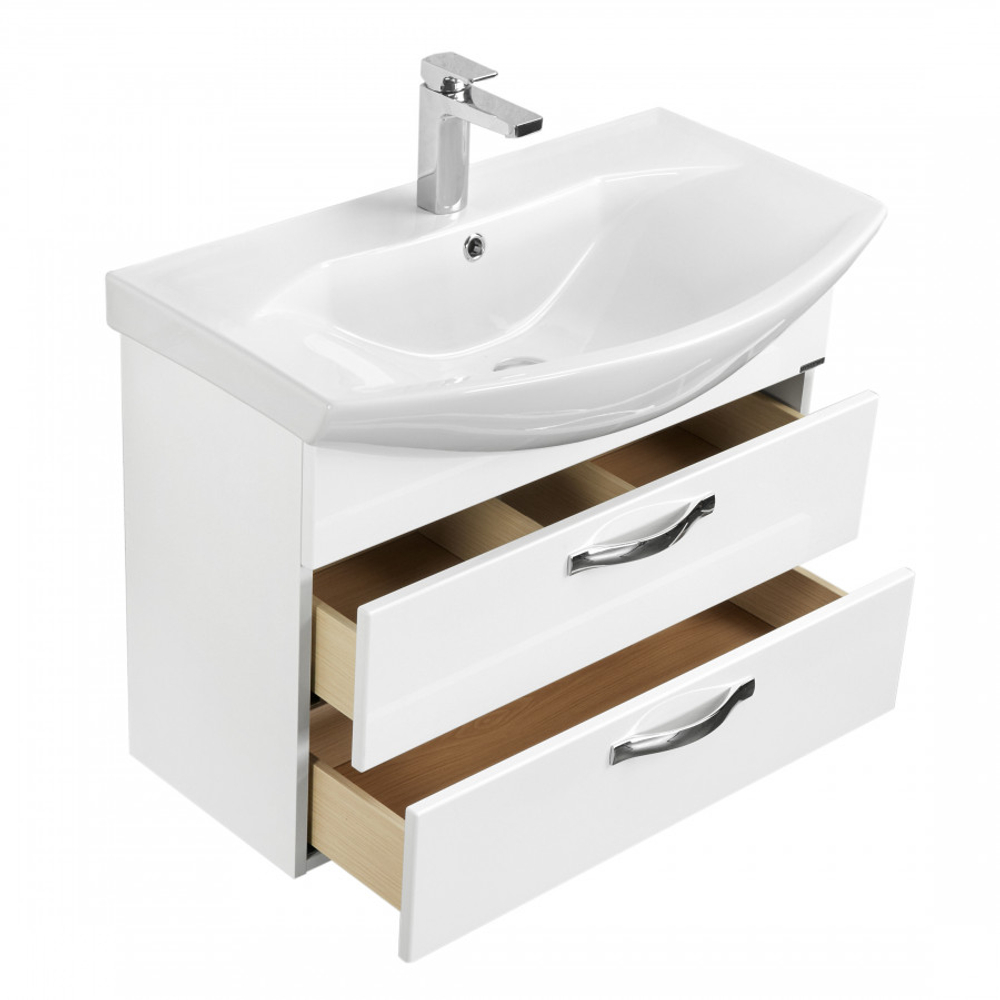 Тумба подвесная АКВАТОН Ария 80, 2 ящ.