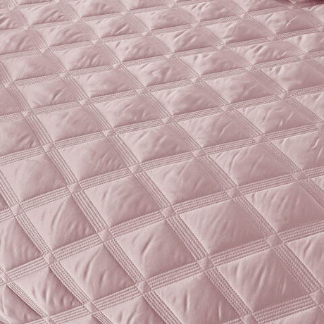 Покрывало 230x250 и 2 наволочки 50х70 Sofi De MarkO Шармель розовое