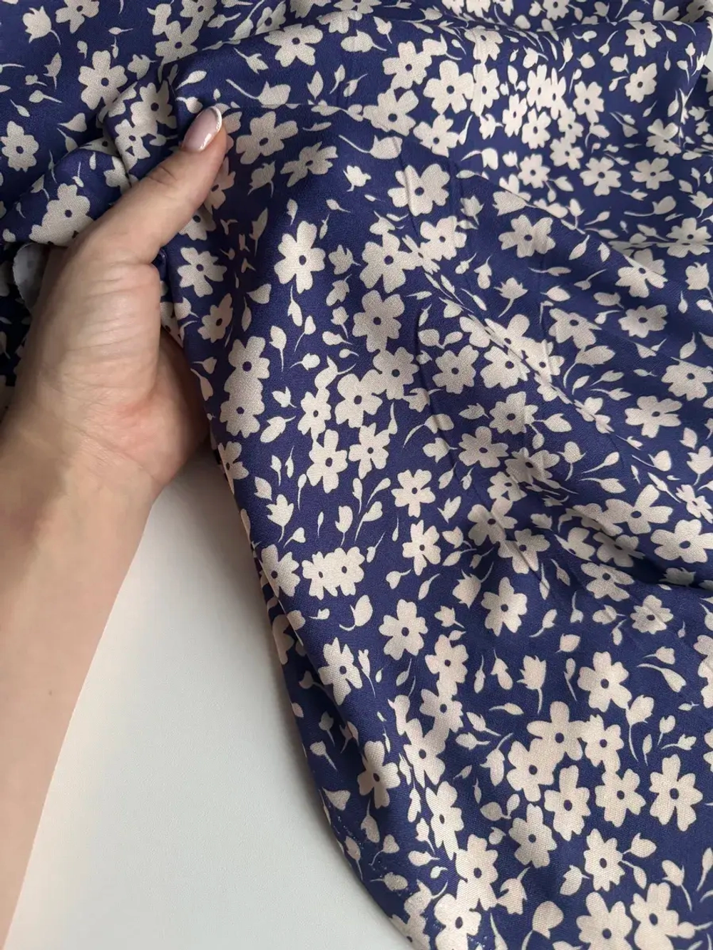 Ткань для шитья штапель вискоза принт