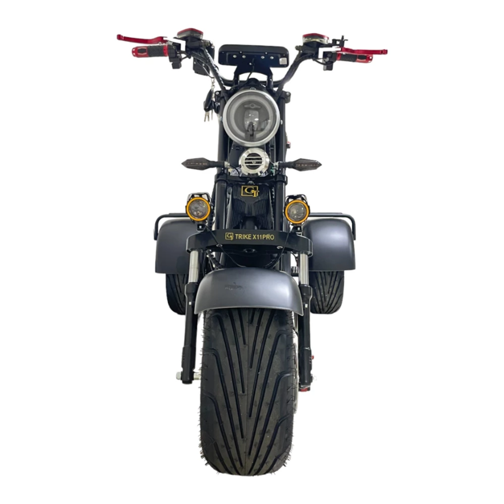 Электроскутер трехколесный CITYCOCO GT X11 PRO TRIKE 2024 Матовый черный