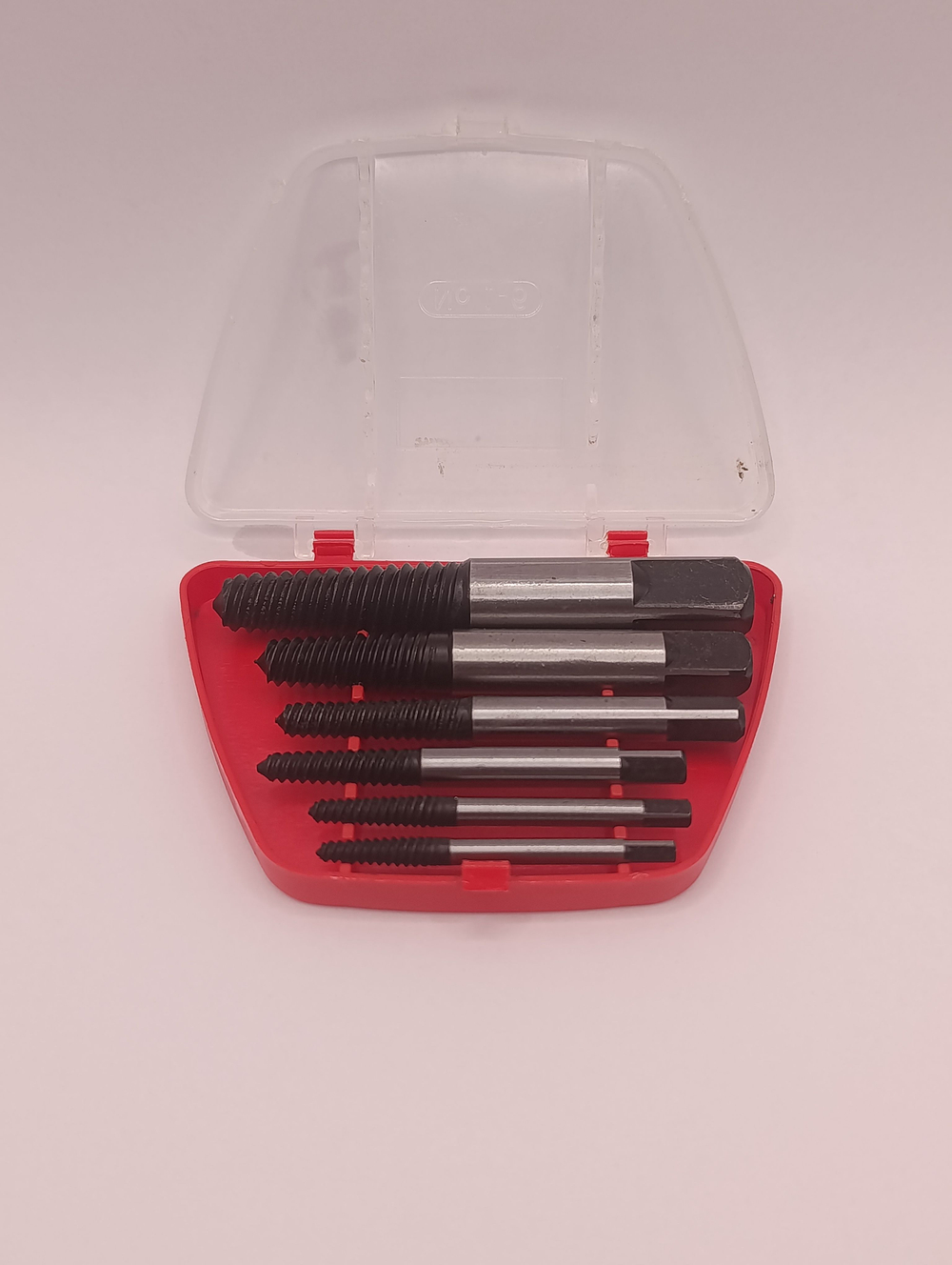 Набор экстракторов для сломанных болтов шпилек 6 пред.