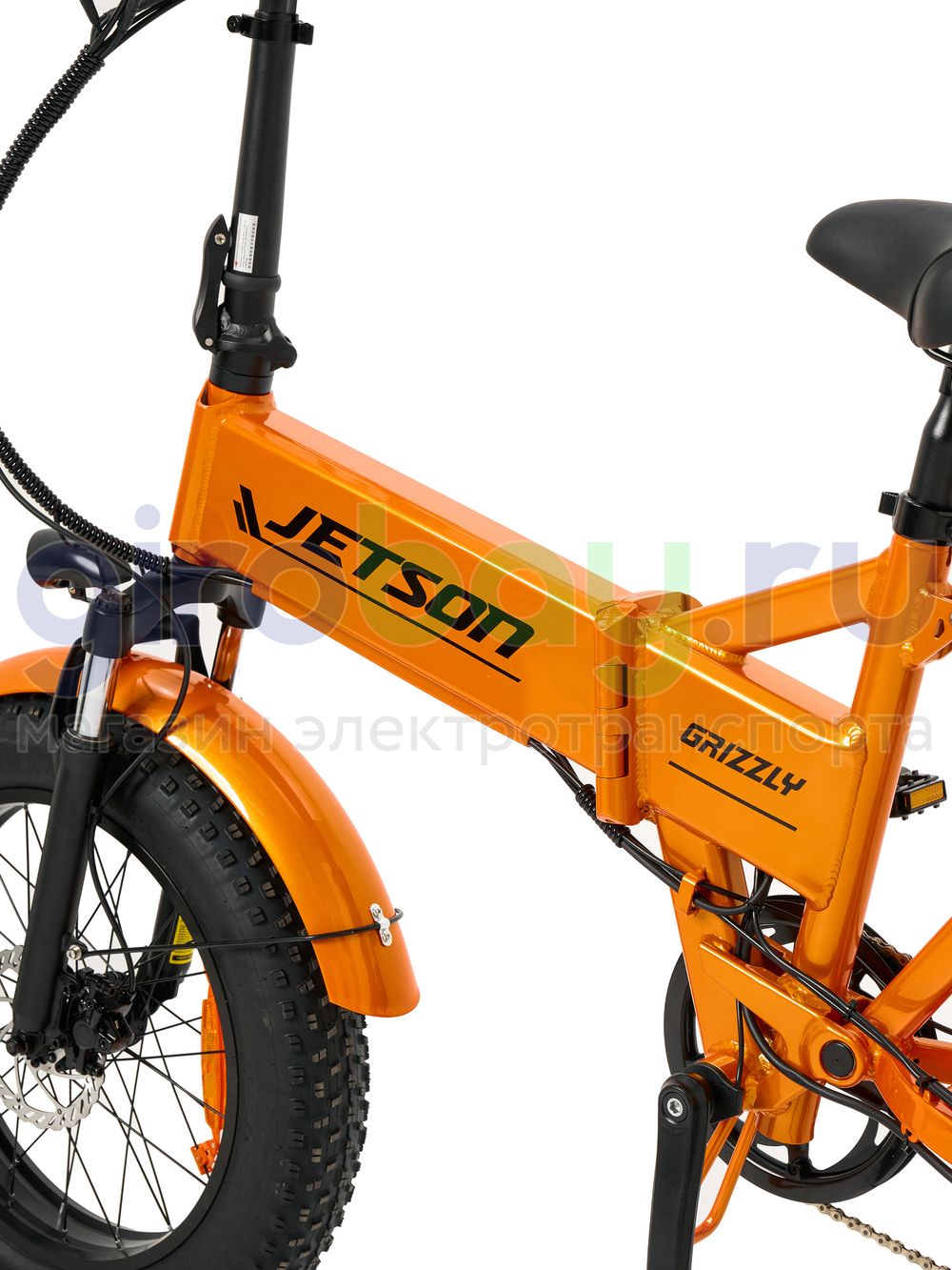 Электровелосипед Jetson GRIZZLY 1200W (48V/15Ah) - Оранжевый фото №11