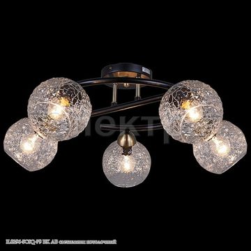 Светильник потолочный IL0296-5CSQ-79 BK AB