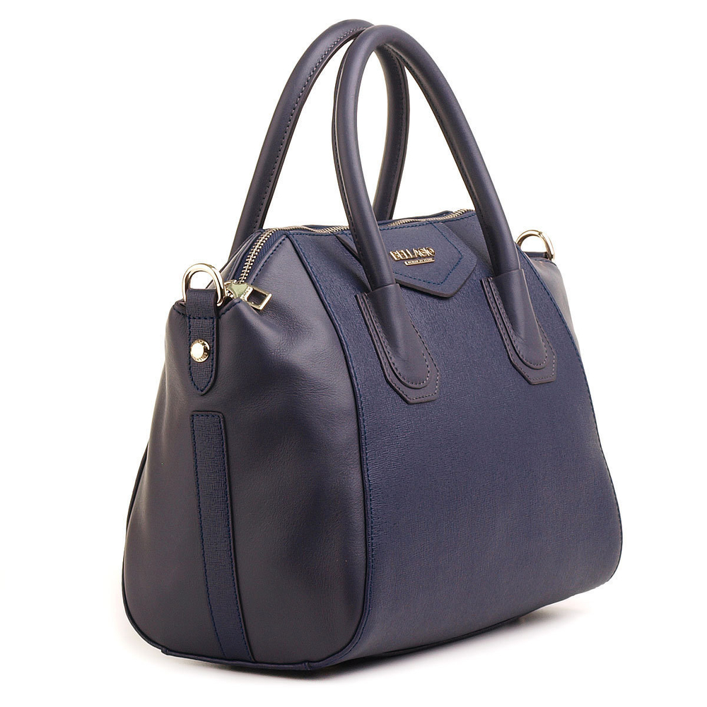 797/10 BG кожа /саффиано син./сер. (сумка жен.)