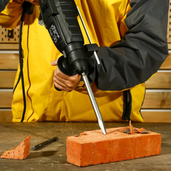 Перфоратор сетевой HABCO GBH 228 Pro 1100 Вт, в кейсе с набором из 5 буров SDS+ и патроном CH01, с функцией шуруповерта и дрели