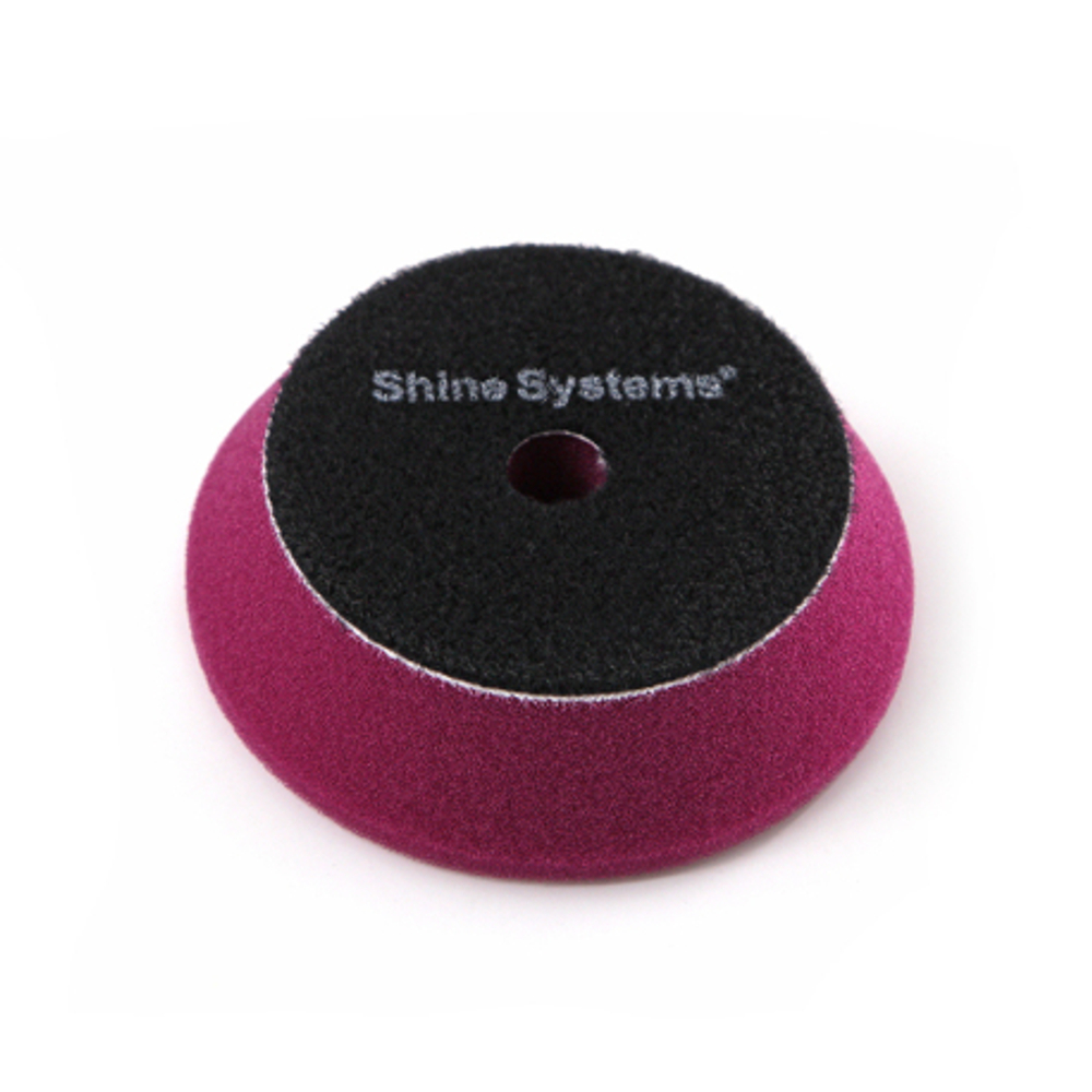 Shine Systems DA Foam Pad Purple - полировальный круг твердый лиловый, 75 мм