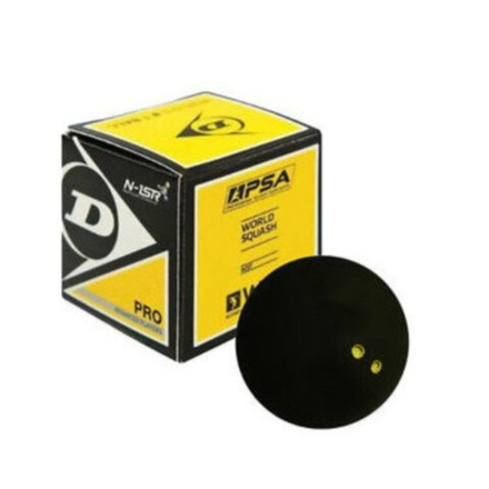 Мячи для сквоша DUNLOP PRO 2 желтые точки