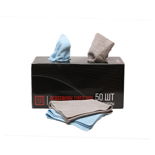 Glosswork Fiber Box Универсальные салфетки из микрофибры 30х30см 1шт