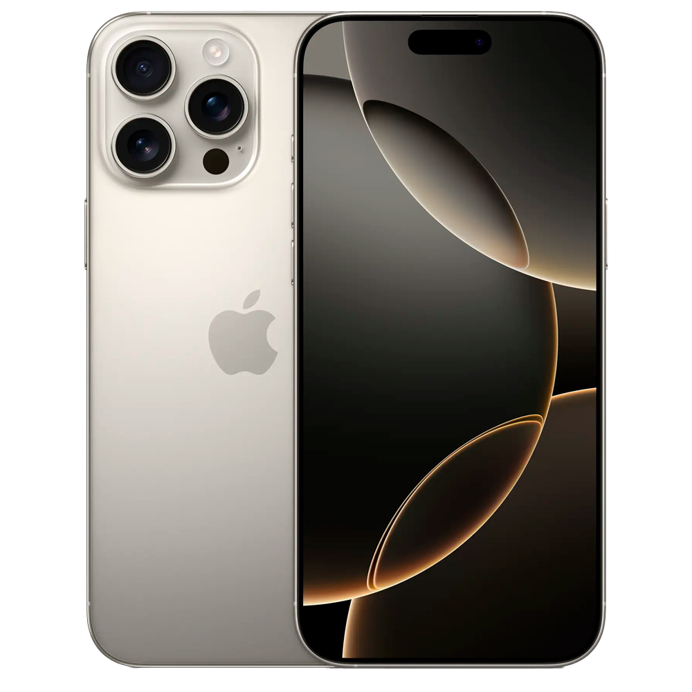 Смартфон Apple iPhone 16 Pro Max 512GB, Nano-SIM + eSIM, Natural Titanium (Натуральный титановый)