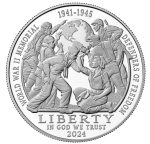 1 доллар  Великое поколение (Национальный мемориал II мировой войны).  UNC в коробке