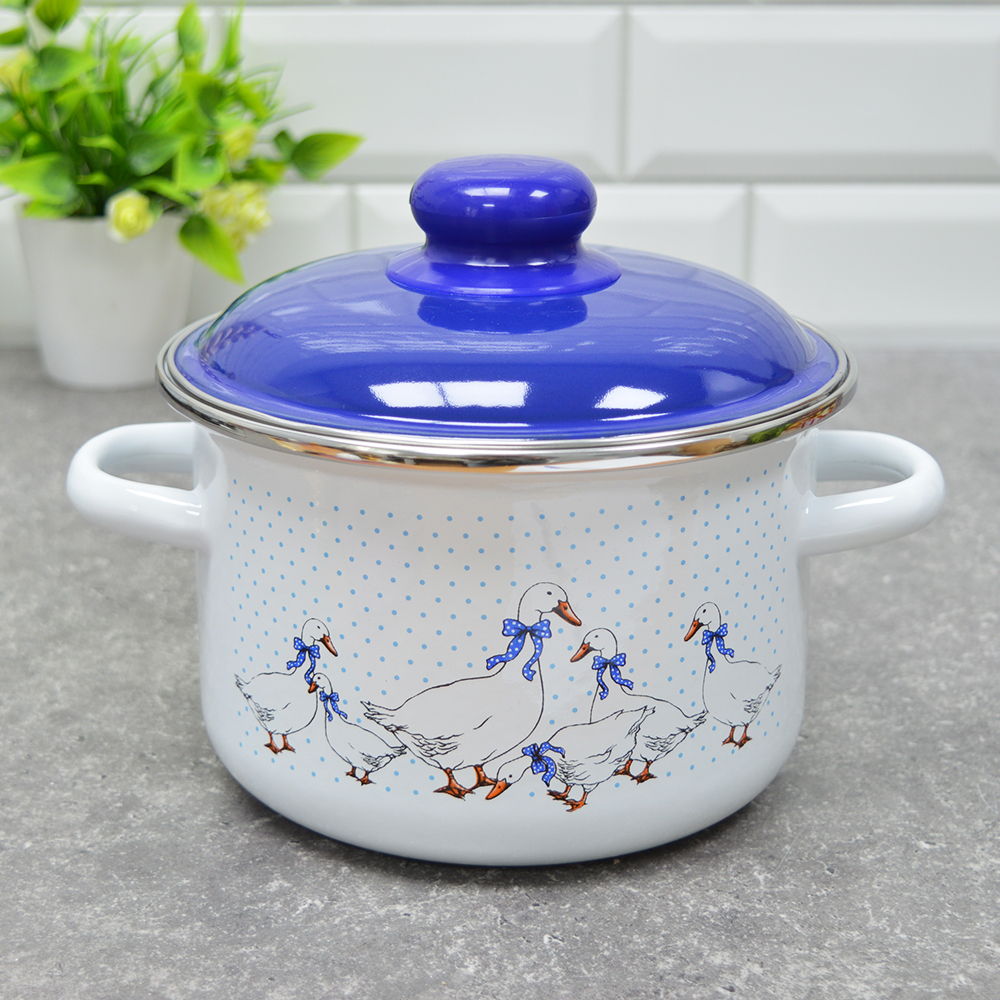 Набор кастрюль "Гуси" №19
