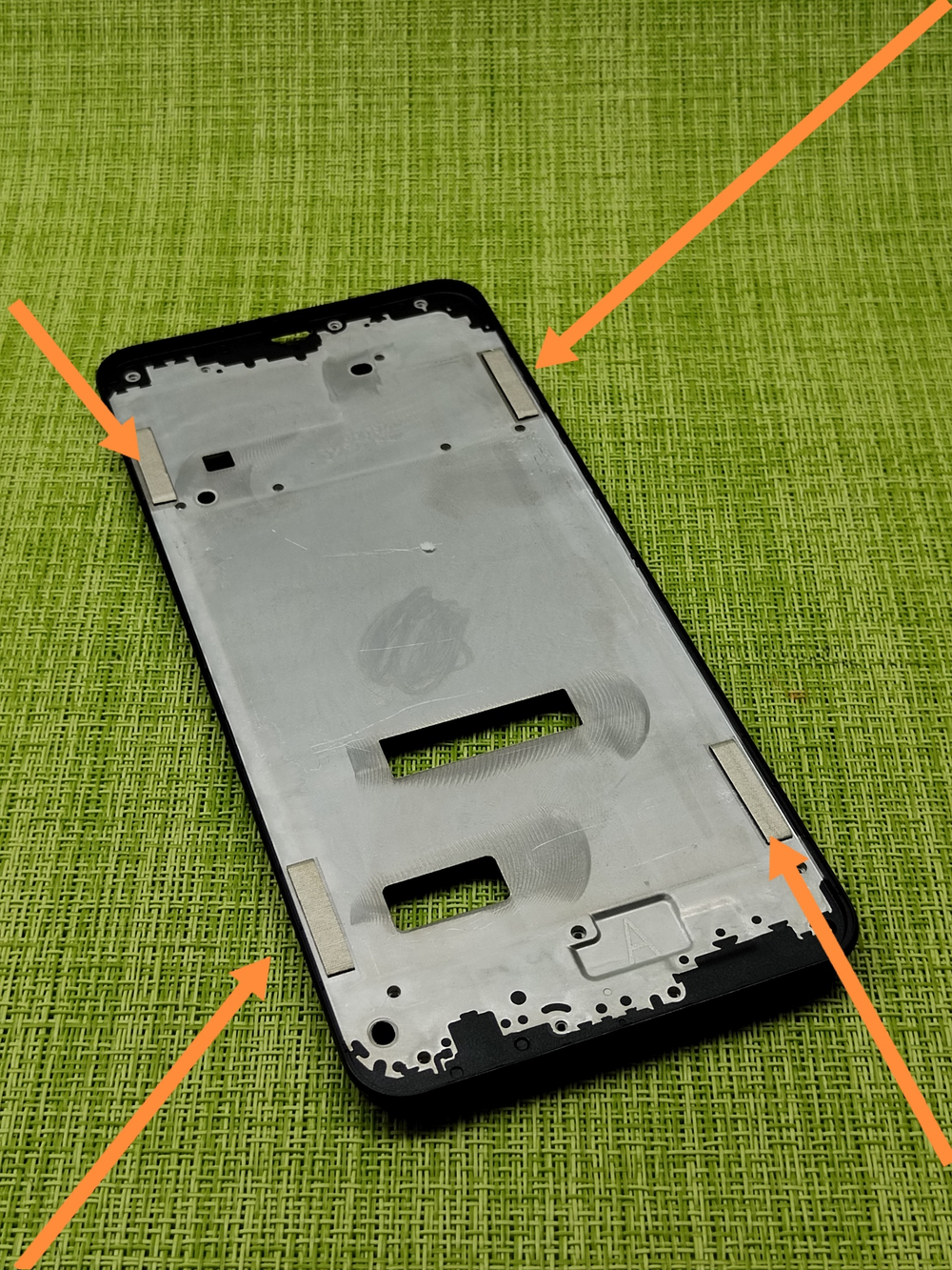Realme Note 60 (RMX3933) часть корпуса (рамка дисплея) (ORIG)