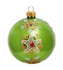 Элита НФШ-1438 Набор ел.украшений Шар 2шт «Снежинки» 85 мм