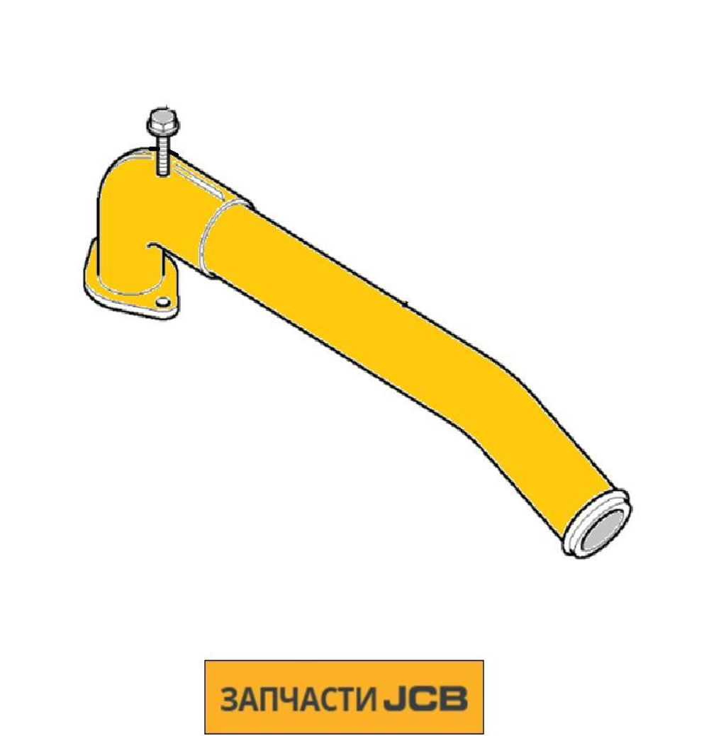 Патрубок JCB 02/801686