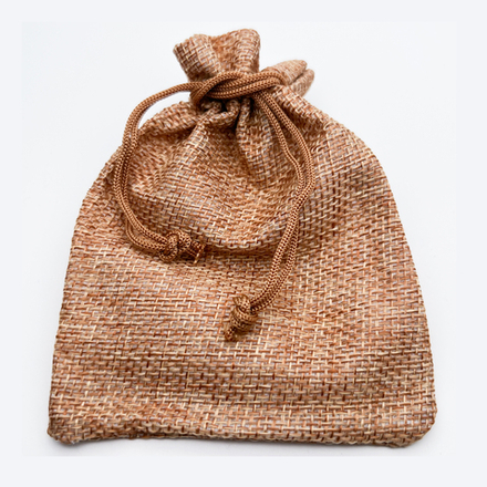 Холщовый мешочек, цвет светло-коричневый, размер около 12*9 см, цена за 1 шт