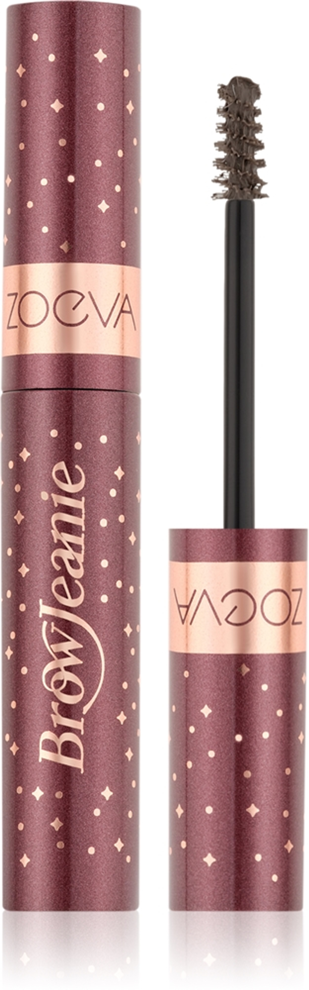 ZOEVA Brow Jeanie - Гель для бровей оттенок Black Brown, 3 ml