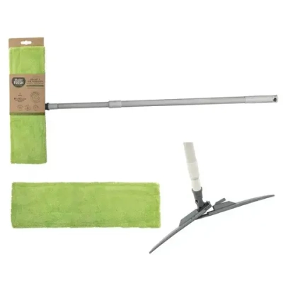 Швабра-флеттер для всех типов полов (микрофибра бархат) ЭКО телескоп, 1шт. Master FRESH