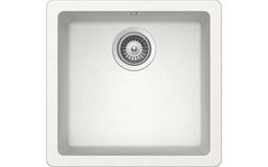 Мойка SCHOCK Quadro 50 Cristalite 450x430 (подстольный монтаж) альпина