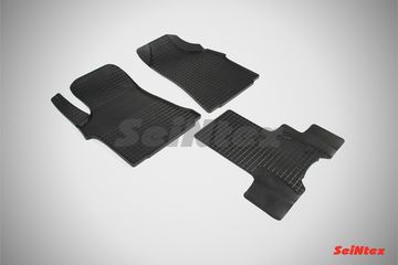 Резиновые коврики в салон Hyundai Starex (2007-2015) "Сетка"